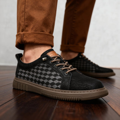 Napoli Grid Sneakers