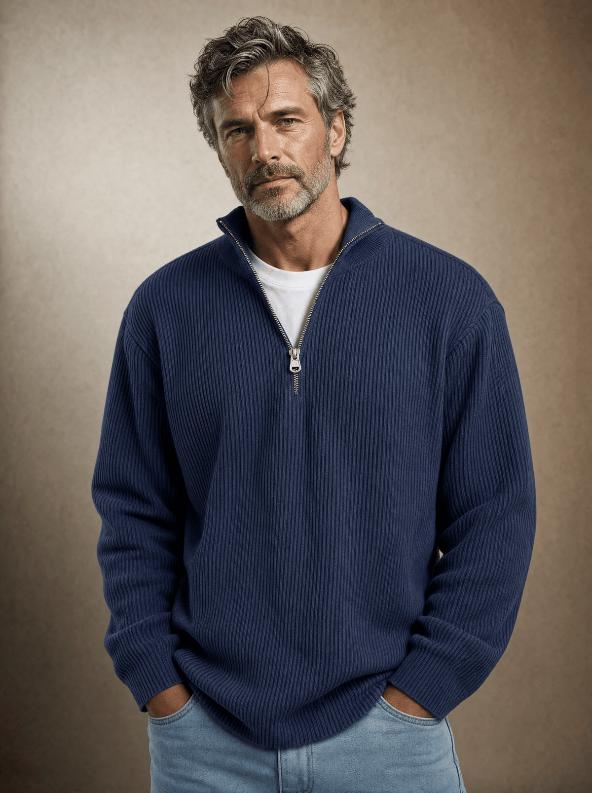 MATTEO RIBBED PULLOVER