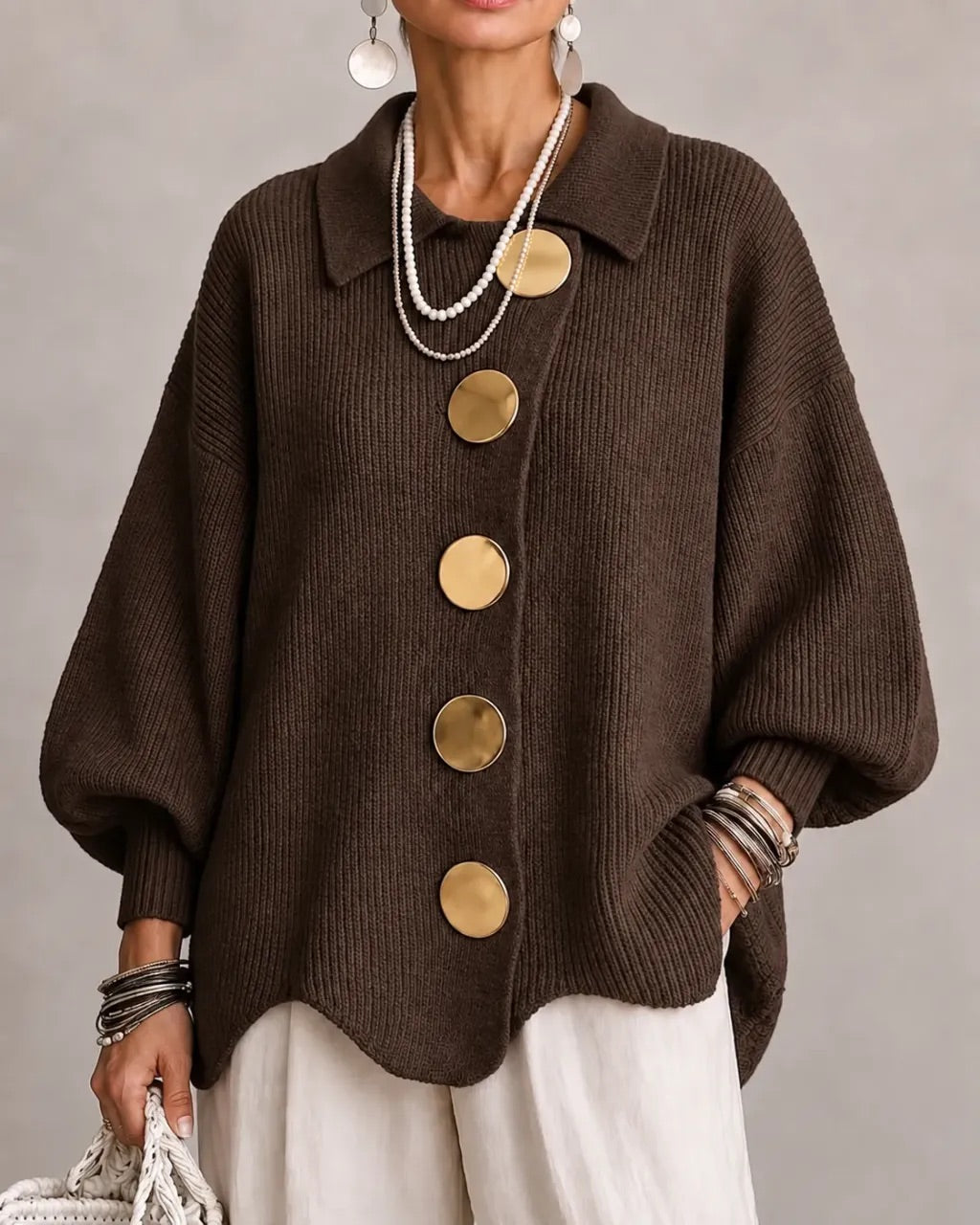 ISABELLA CHUNKY KNIT CARDIGAN