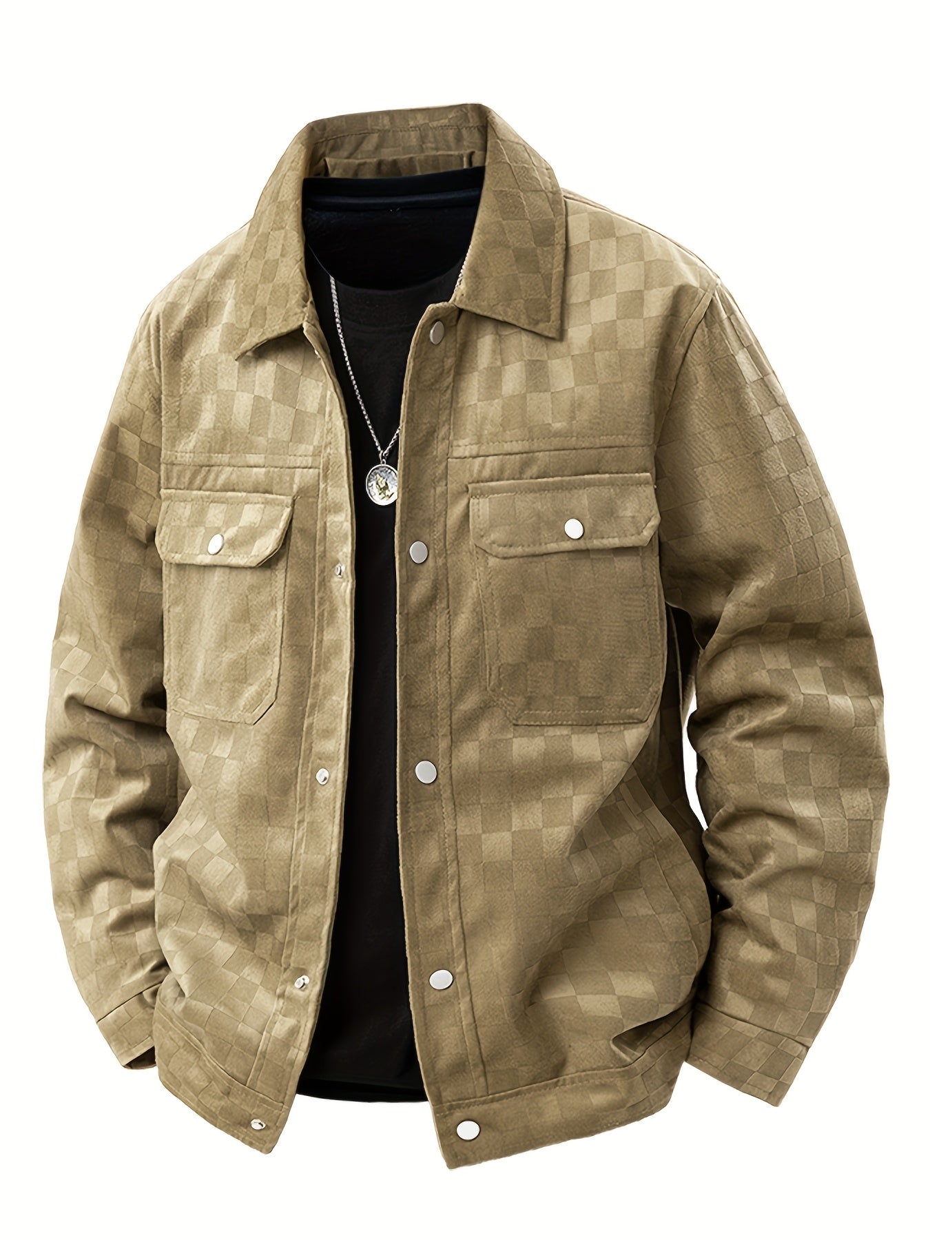 CASTELLINI SUEDE CHECK JACKET