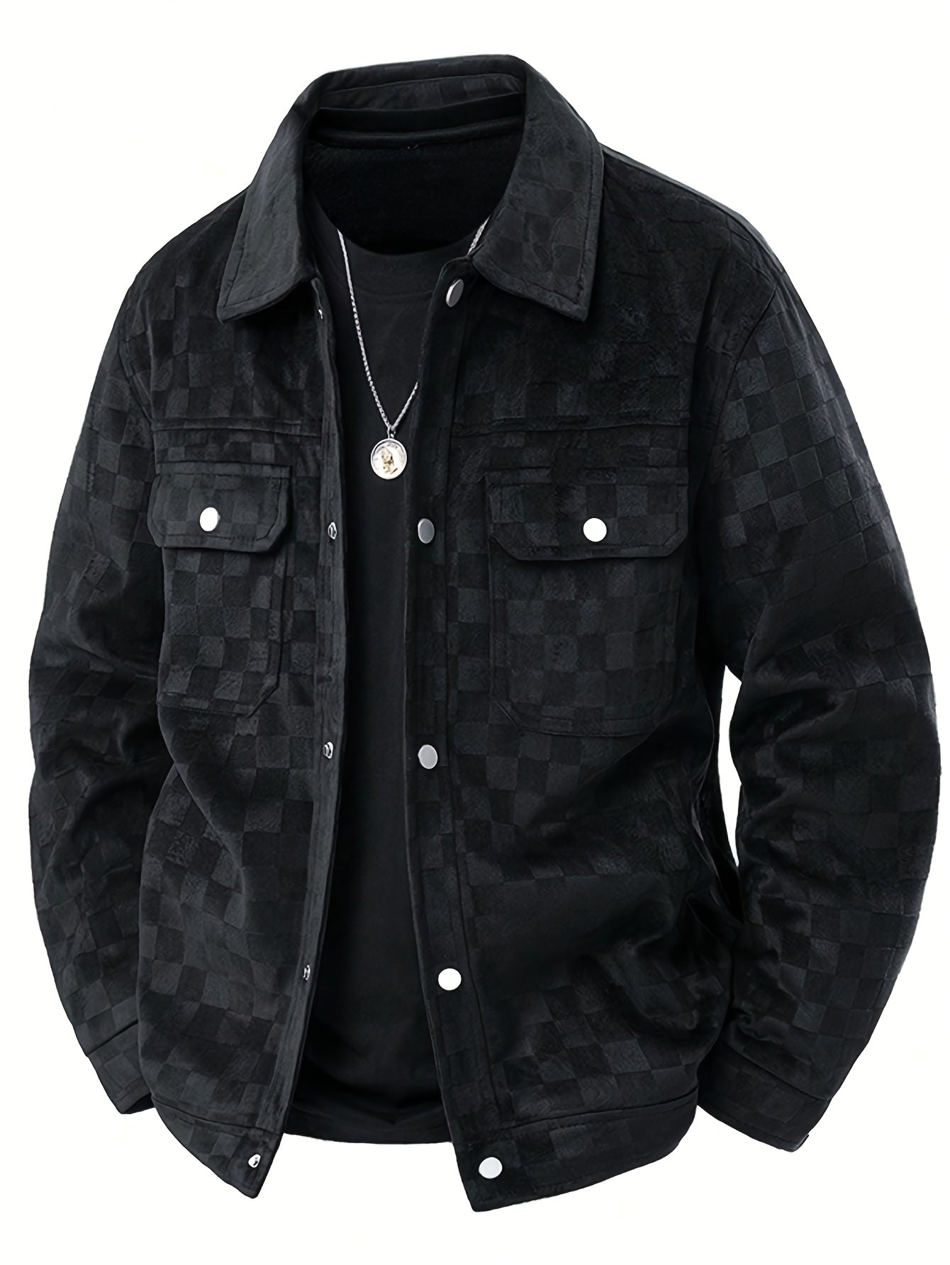 CASTELLINI SUEDE CHECK JACKET