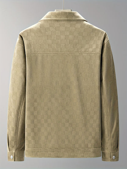 CASTELLINI SUEDE CHECK JACKET