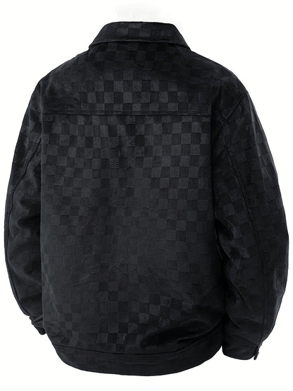 CASTELLINI SUEDE CHECK JACKET