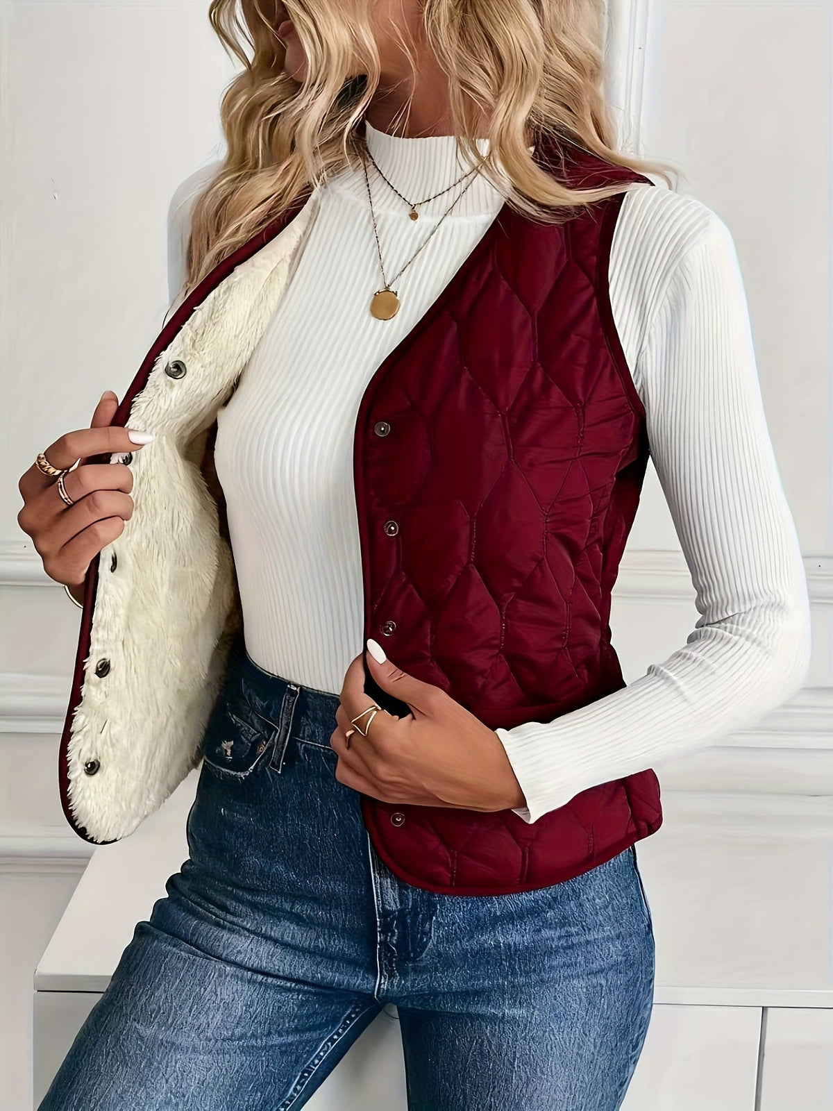 VELDRA QUILTED VEST