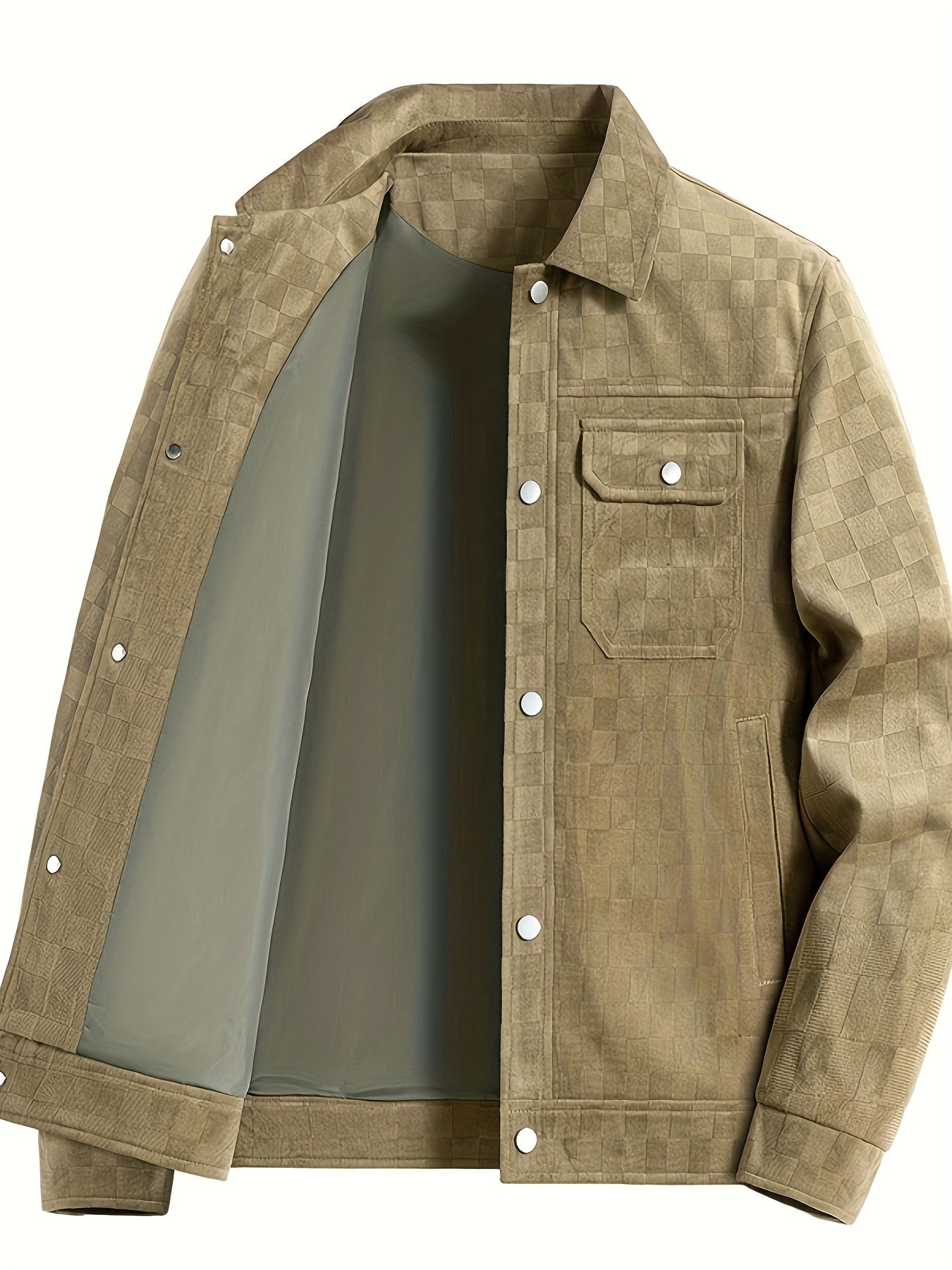 CASTELLINI SUEDE CHECK JACKET