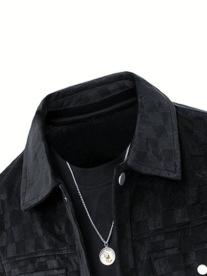 CASTELLINI SUEDE CHECK JACKET