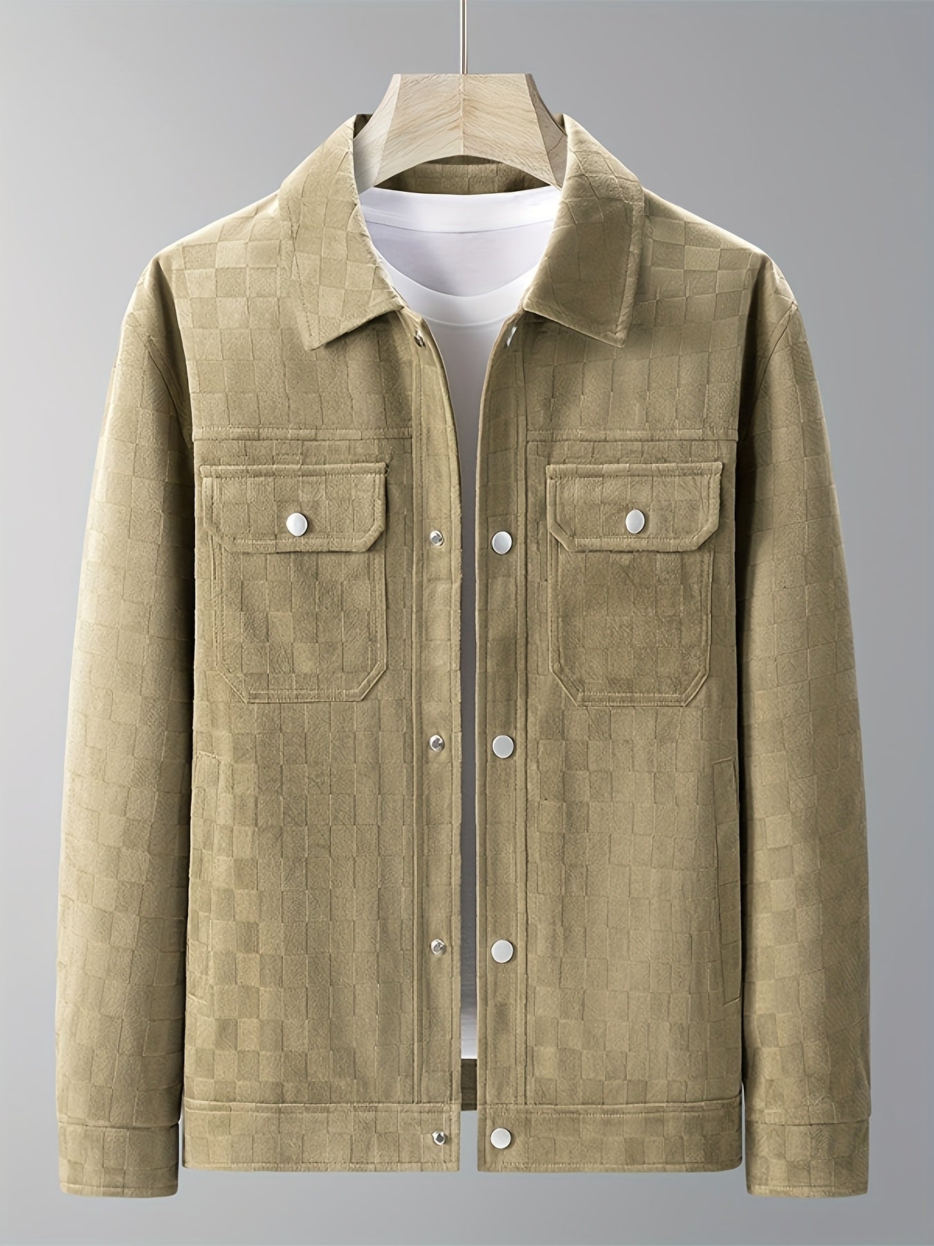 CASTELLINI SUEDE CHECK JACKET