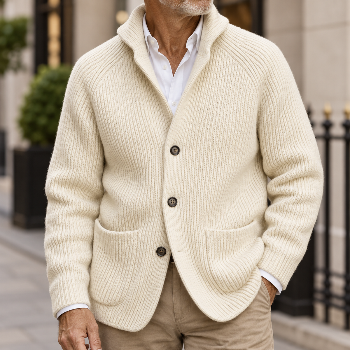 ROMANO KNIT CARDIGAN
