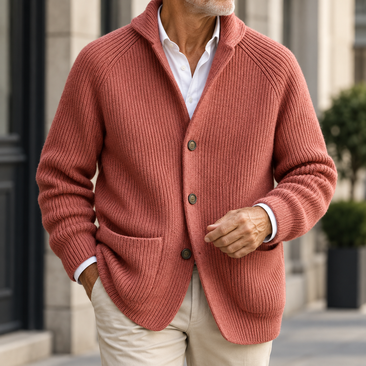 ROMANO KNIT CARDIGAN