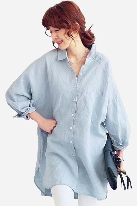 LINORA COTTON LINEN SHIRT