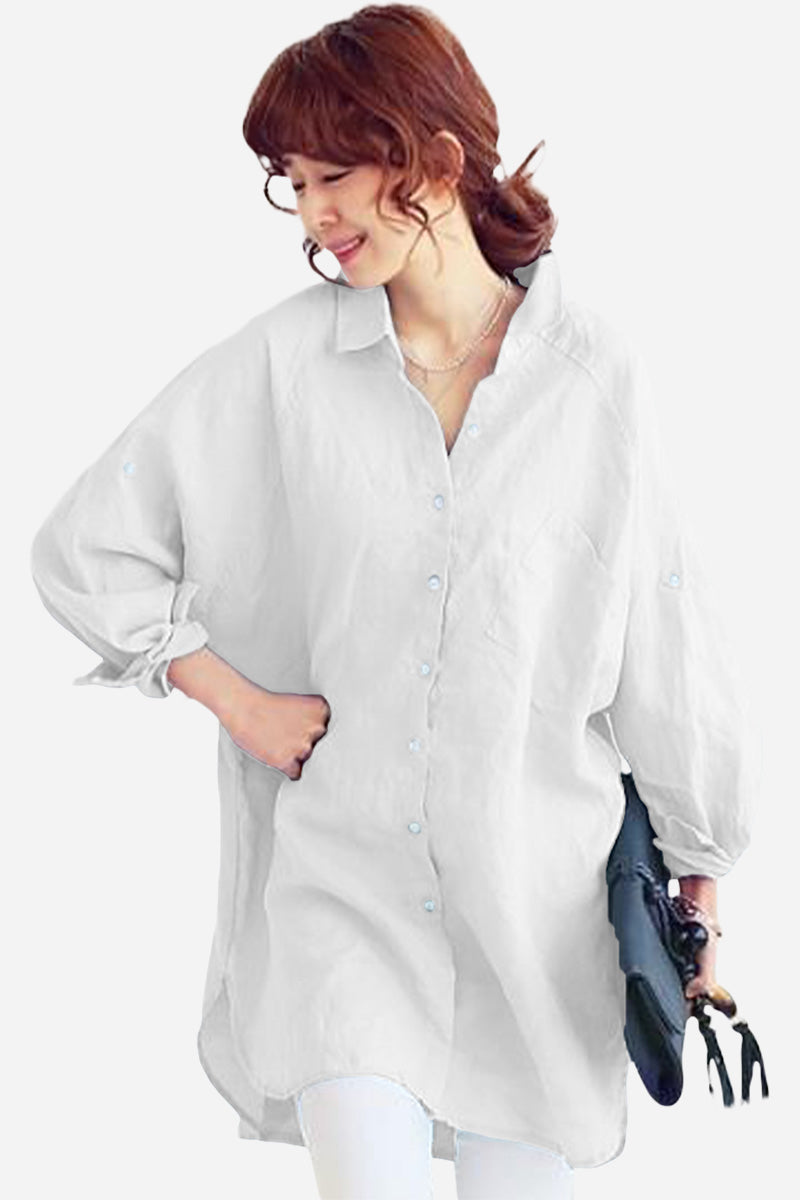 LINORA COTTON LINEN SHIRT