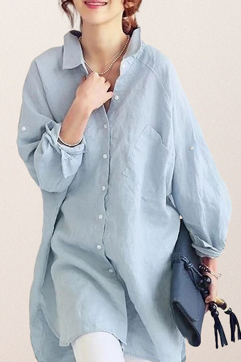 LINORA COTTON LINEN SHIRT