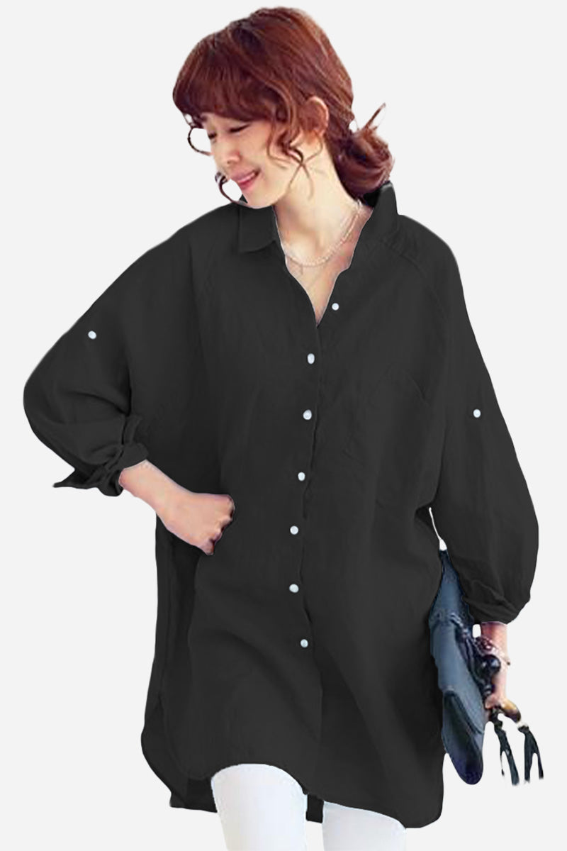 LINORA COTTON LINEN SHIRT