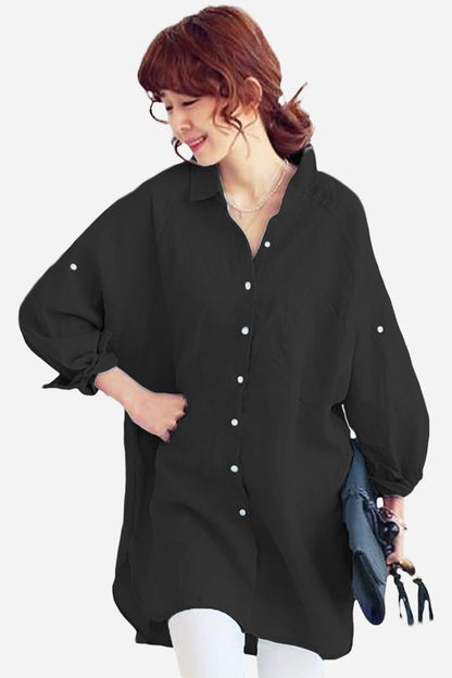 LINORA COTTON LINEN SHIRT