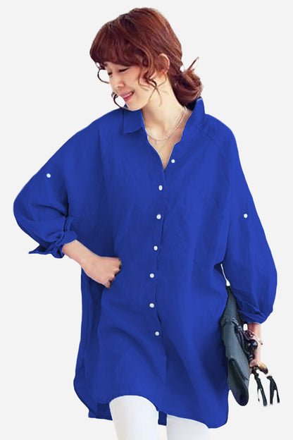 LINORA COTTON LINEN SHIRT