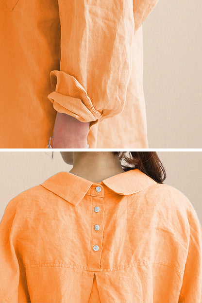 LINORA COTTON LINEN SHIRT