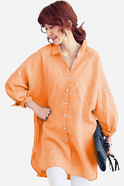 LINORA COTTON LINEN SHIRT