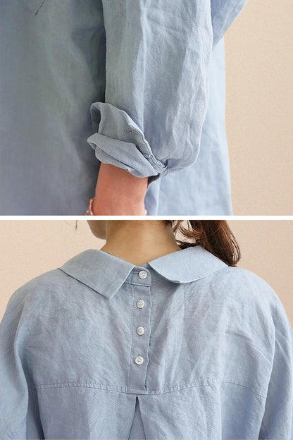 LINORA COTTON LINEN SHIRT