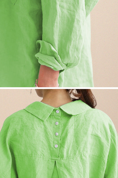 LINORA COTTON LINEN SHIRT