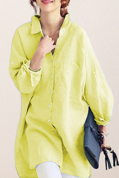 LINORA COTTON LINEN SHIRT