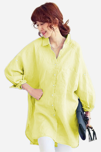 LINORA COTTON LINEN SHIRT