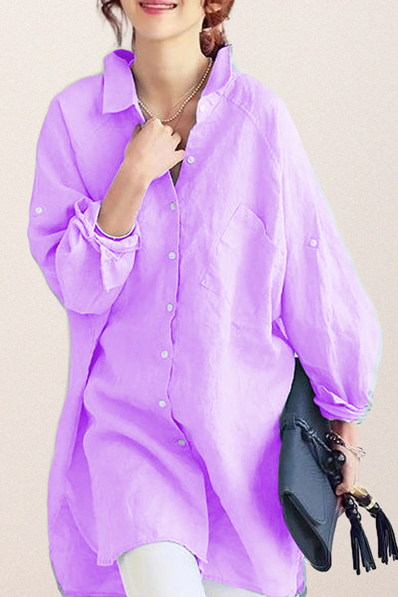 LINORA COTTON LINEN SHIRT