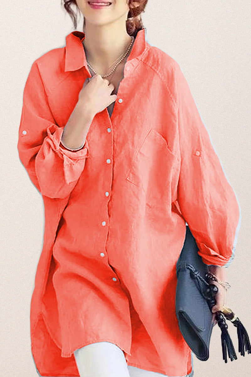 LINORA COTTON LINEN SHIRT