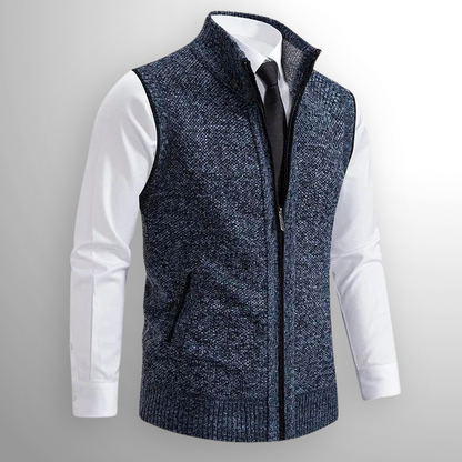 ROSSIER FULL-ZIP SWEATER VEST