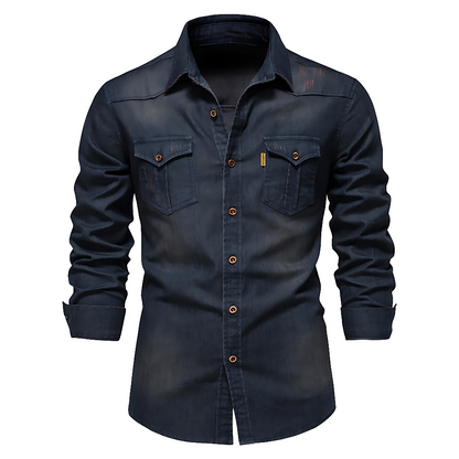 VALENZO COTTON DENIM SHIRT