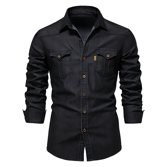 VALENZO COTTON DENIM SHIRT