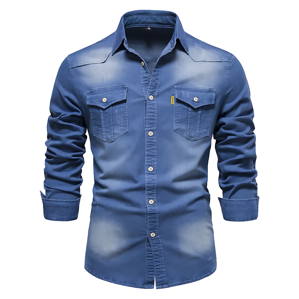 VALENZO COTTON DENIM SHIRT
